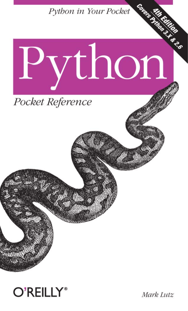 Python Pocket Reference: Quick Guide for Programmers