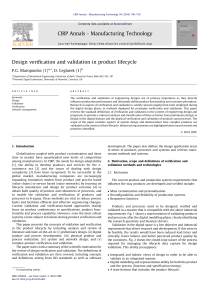 Design Verification & Validation in Product Lifecycle