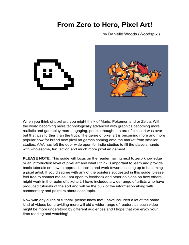 Pixel Art Guide: From Zero to Hero with Aseprite
