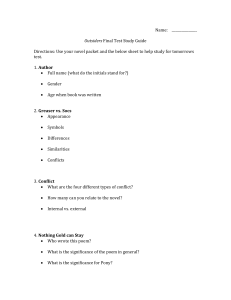 The Outsiders Study Guide: Characters, Themes, and Conflicts