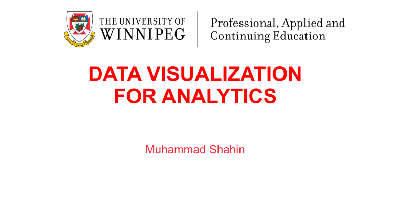 Data Visualization for Analytics with Power BI