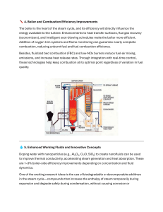 Boiler & Combustion Efficiency: Nanofluids & Improvements