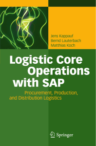 Logistic Core Operations with SAP: Textbook