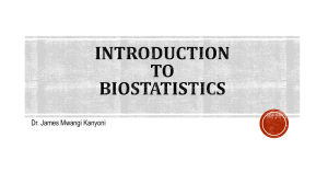 Introduction to Biostatistics: Definition & Applications