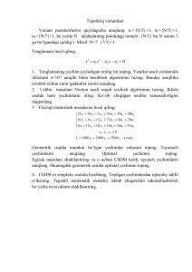 Matematik vazifalar: tenglamalar, chiziqli dasturlash, optimallashtirish