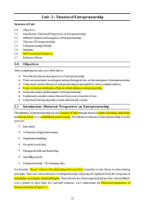 Entrepreneurship Theories: Historical Perspectives & Global Impact