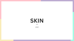 Skin, Homeostasis, Vitamins & DNA: Biology Presentation