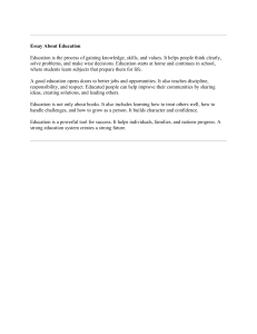 Essay on Education: Importance, Benefits, and Impact