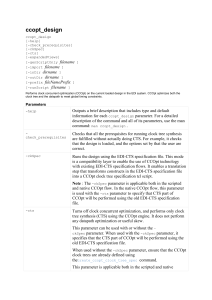 ccopt_design Command Reference - EDI System Optimization