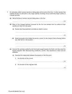 Electromagnetism & Nuclear Physics Exam Paper