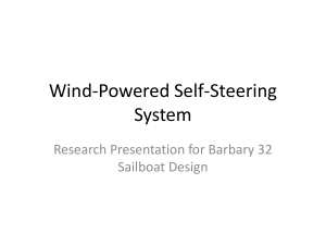 Wind-Powered Sailboat Self-Steering System Design