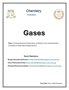 Gases: Fundamental Concepts & Real-World Applications