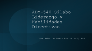 Programa de Liderazgo y Habilidades Directivas