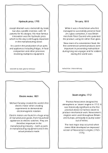 Inventions Timeline: Key Technologies & Inventors