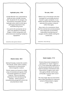 Key Inventions: History & Impact