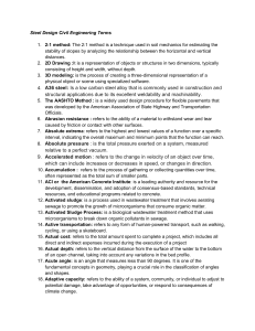 Steel Design & Civil Engineering Terms: Definitions