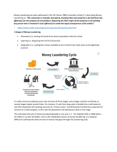 Money Laundering: Definition, Stages, and Case Study