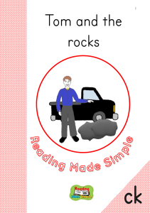 Tom and the Rocks: A Children's Book for Early Readers