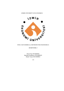 Numerical Methods Homework: Linear & Nonlinear Optimization