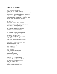 An Ode to the Beginning: Poem by Clevis Tardzenyuy