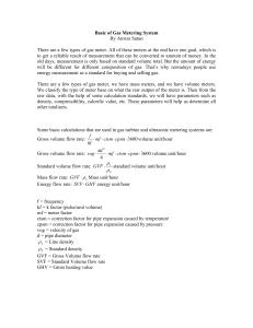 Gas Metering Systems: Basics, Flow Rate Calculations & Standards
