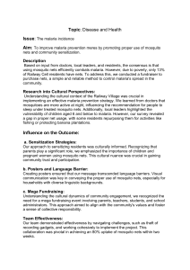 Malaria Prevention Project: Mosquito Nets & Community Health