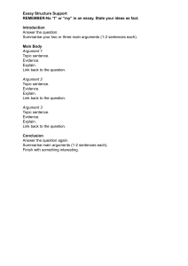 Essay Structure Guide: Introduction, Body, Conclusion