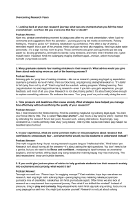 Overcoming Research Fears: Podcast Transcript for Students