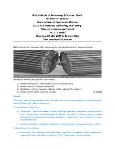 Materials Technology Exam: Failure Analysis & Remedies
