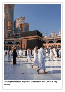 Meeqat Guide: Umrah & Hajj Spiritual Milestone