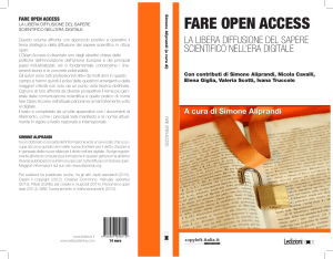 Guida all'Open Access: Libera Conoscenza Scientifica