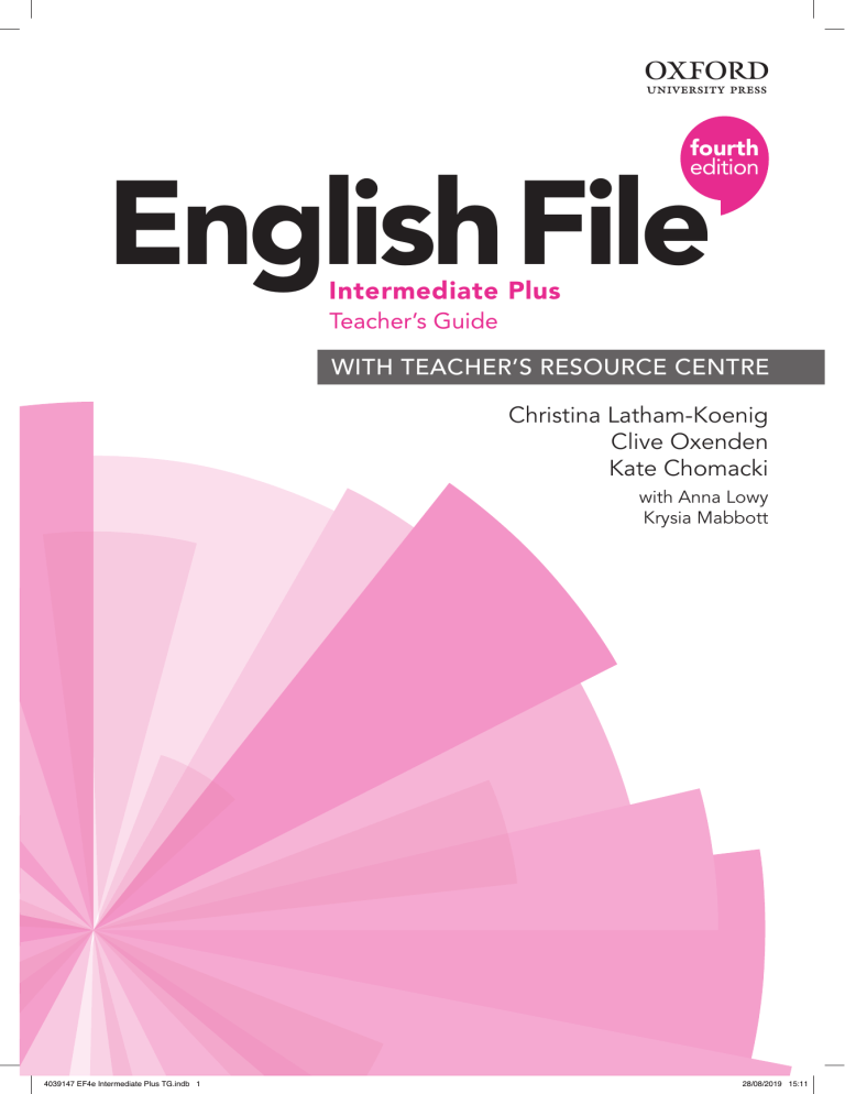 English File Intermediate Plus Teacher's Guide
