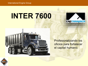 Mantenimiento y Operación de Camiones International Engine Group