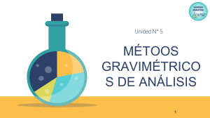 M&eacute;todos de An&aacute;lisis Gravim&eacute;trico: Presentaci&oacute;n de Qu&iacute;mica