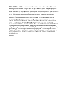 UZS Exchange Rate Volatility: ARCH/GARCH Model Analysis