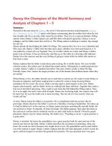 Danny the Champion of the World: Chapters 1-5 Summary & Analysis