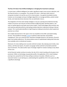 AI in Stock Investing: Transforming the Financial Landscape