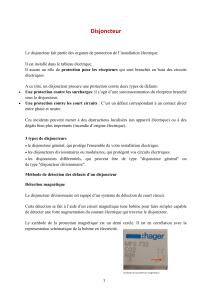 Disjoncteurs : Types, Fonctionnement et Symboles &Eacute;lectriques