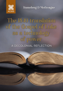 Gospel of Luke Translation: A Decolonial Reflection