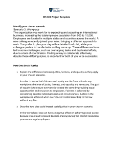 IDS 105 Project Template: Workplace Scenario