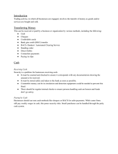 Trading & Money Transfer Methods: A Study Guide