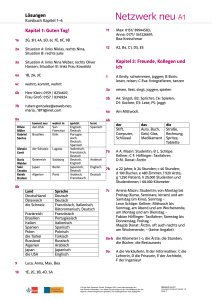 Netzwerk neu A1 L&ouml;sungen: Kapitel 1-6