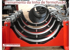 Instru&ccedil;&otilde;es de Soldagem da M&aacute;quina de Termofus&atilde;o Rothenberger