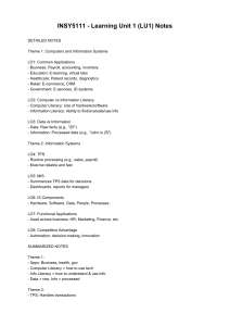 INSY5111 LU1 Notes: Computers & Information Systems Summary