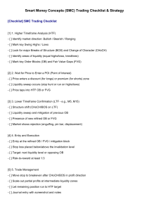SMC Trading Checklist & Strategy Template
