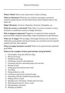 Mood and Hormones: Understanding Happiness & Sadness
