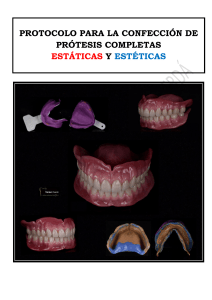 Protocolo para confecci&oacute;n de pr&oacute;tesis completas est&aacute;ticas y est&eacute;ticas