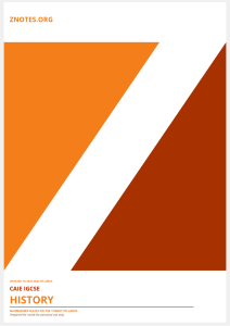 IGCSE History: WWI Summary Notes (2023-2025 Syllabus)