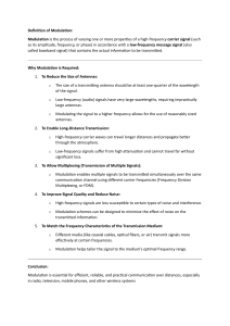 Modulation: Definition, Purpose & Importance in Communication