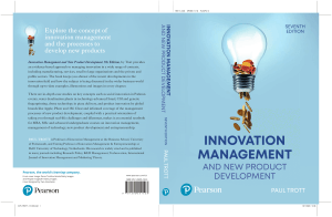 Innovation Management & New Product Development, 7th Edition